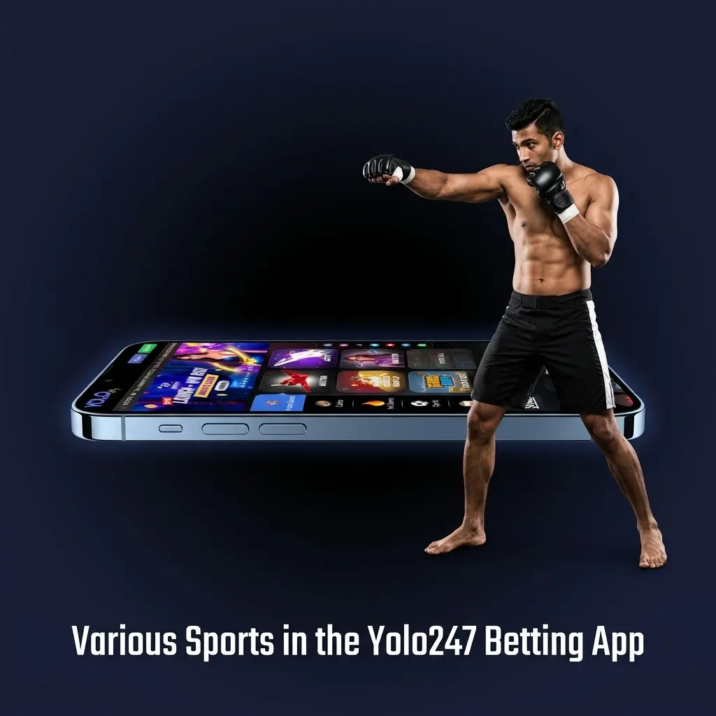 Yolo247 betting app sports selection including cricket football kabaddi tennis basketball and eSports options