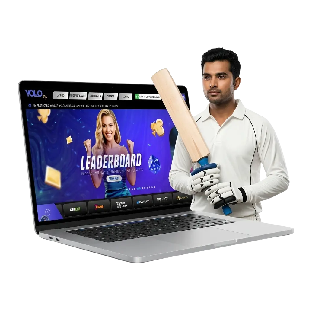 Yolo247 cricket betting in India with 500% welcome bonus for IPL T20 World Cup and Test series live markets