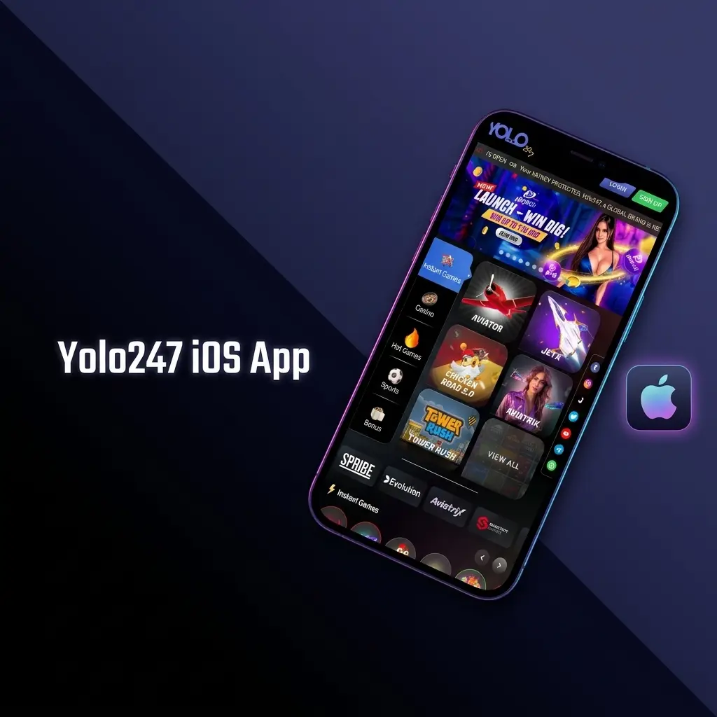 Yolo247 iOS app for iPhone and iPad with sports betting, live casino, and payment options on iOS 12.0+