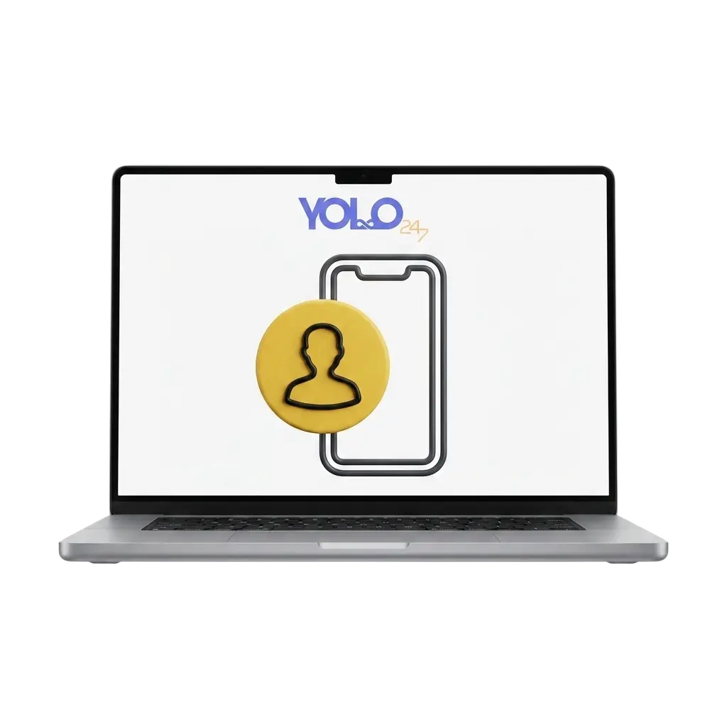 Yolo247 login page showing secure account access with SSL encryption for betting and casino games