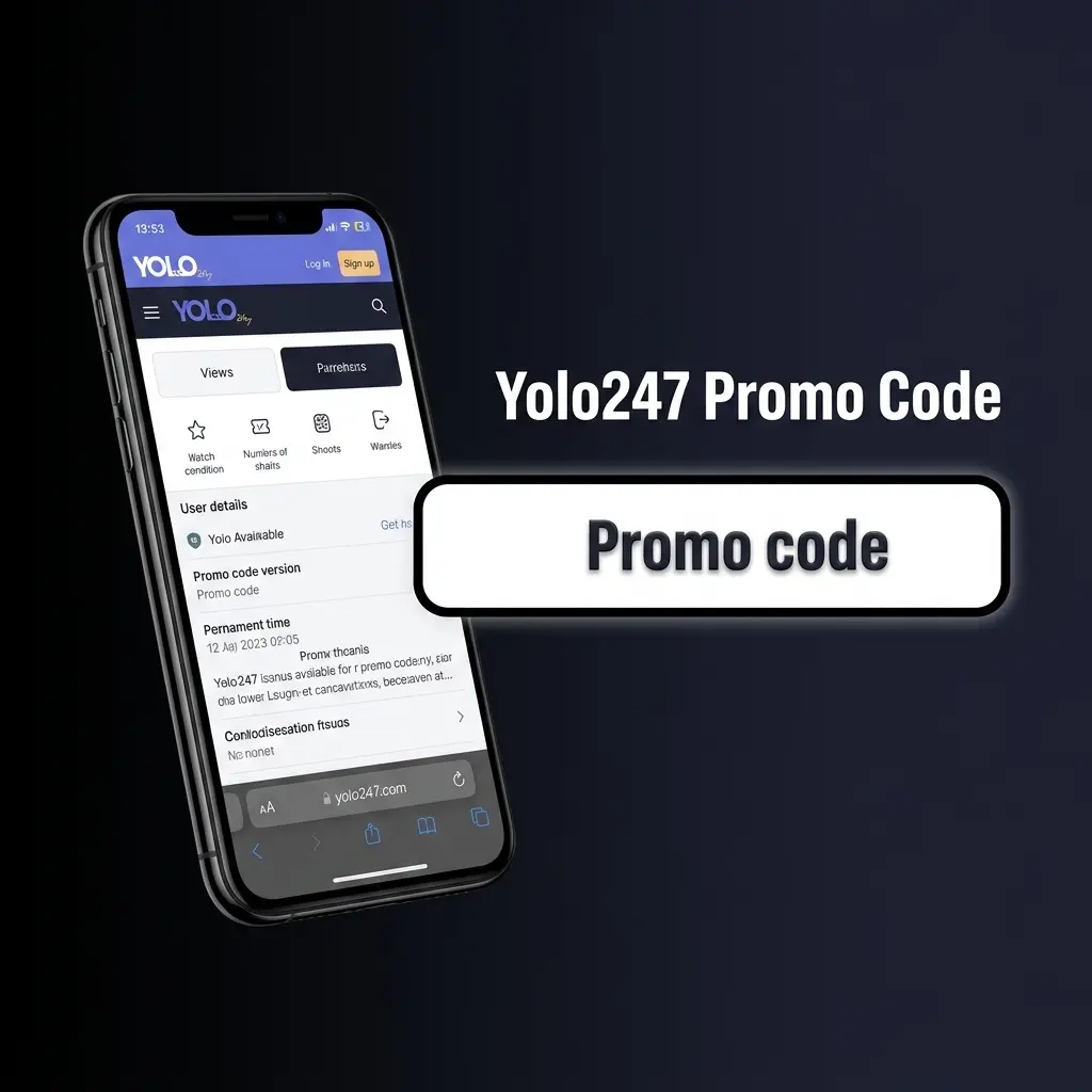 Yolo247 promo codes table showing YOLO500, YOLOCASINO, YOLOLIVE bonus offers for Indian players