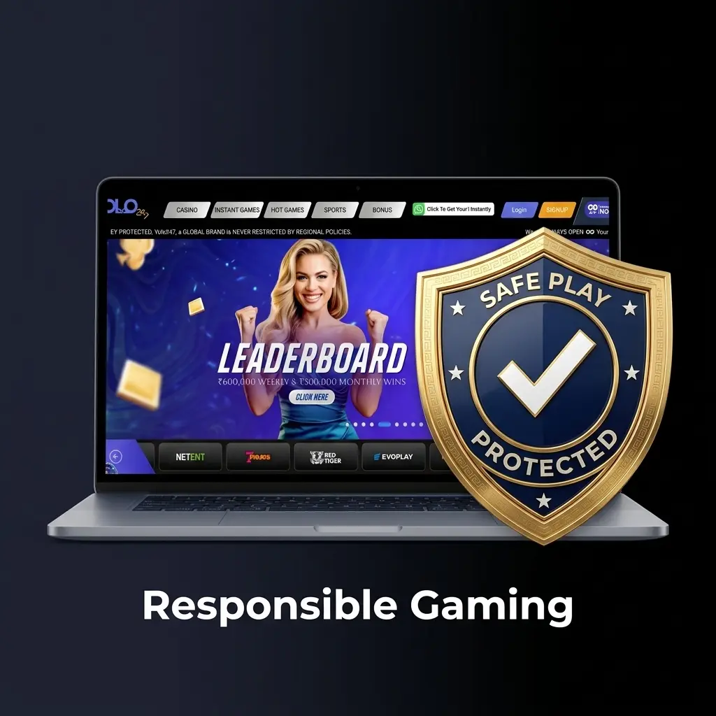 Yolo247 responsible gaming tools including deposit limits, self-exclusion, and age verification for safe Indian players