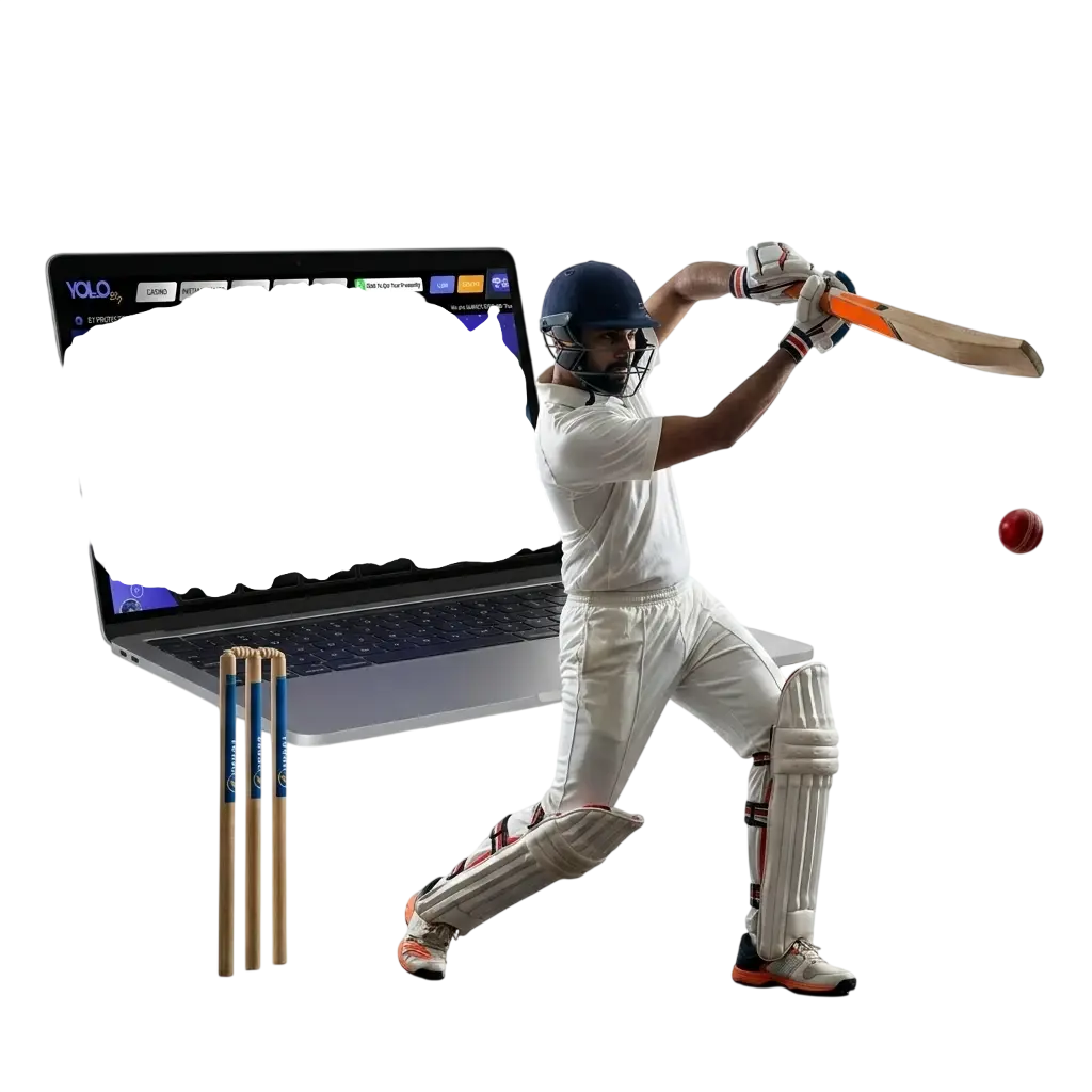 Yolo247 cricket betting in India offering live odds, IPL markets, and a 500% welcome bonus up to INR 122,500 for new users